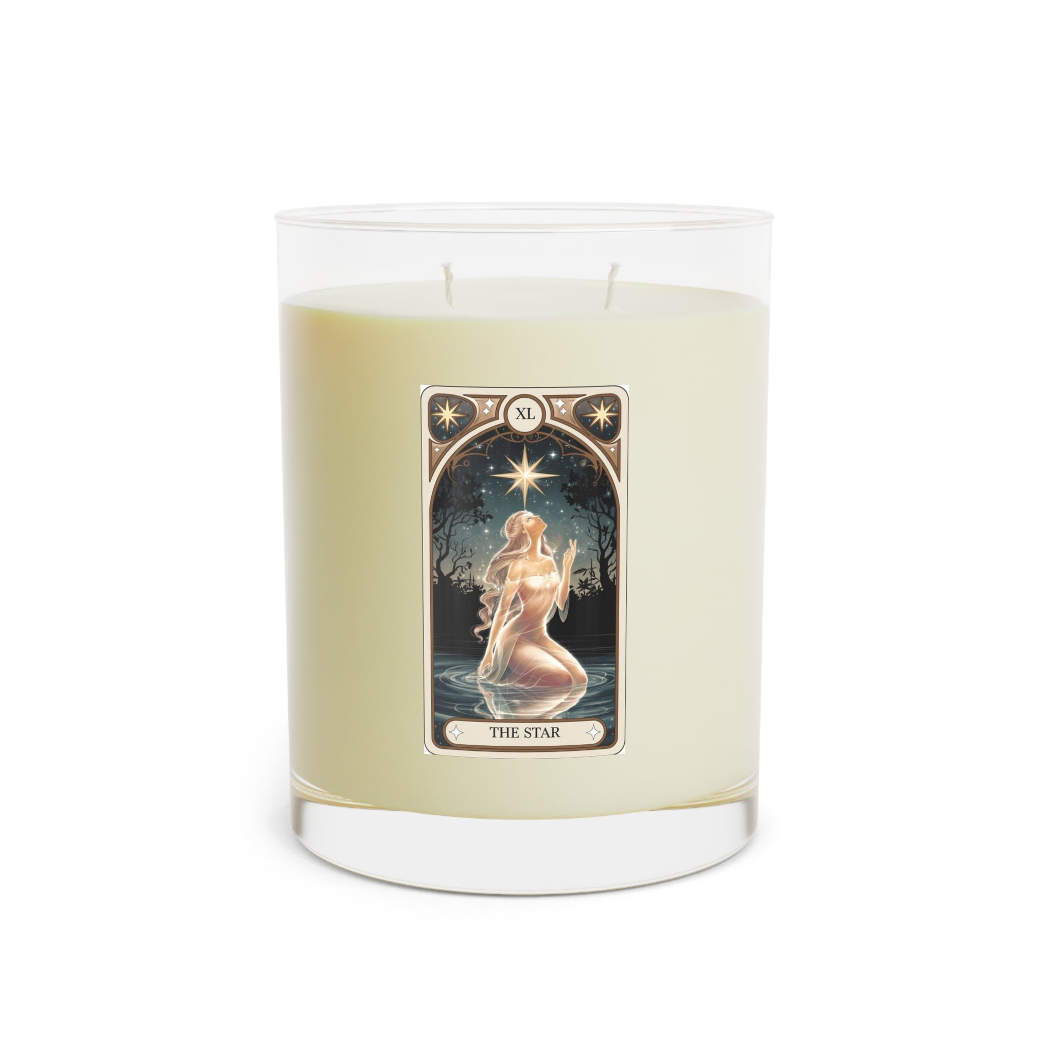 Crowned Energy CO. One size / White Tea and Fig Printify Home Decor Astrology-Themed Scented Candle - The Star | Cozy Home Décor, Spiritual -limited edition