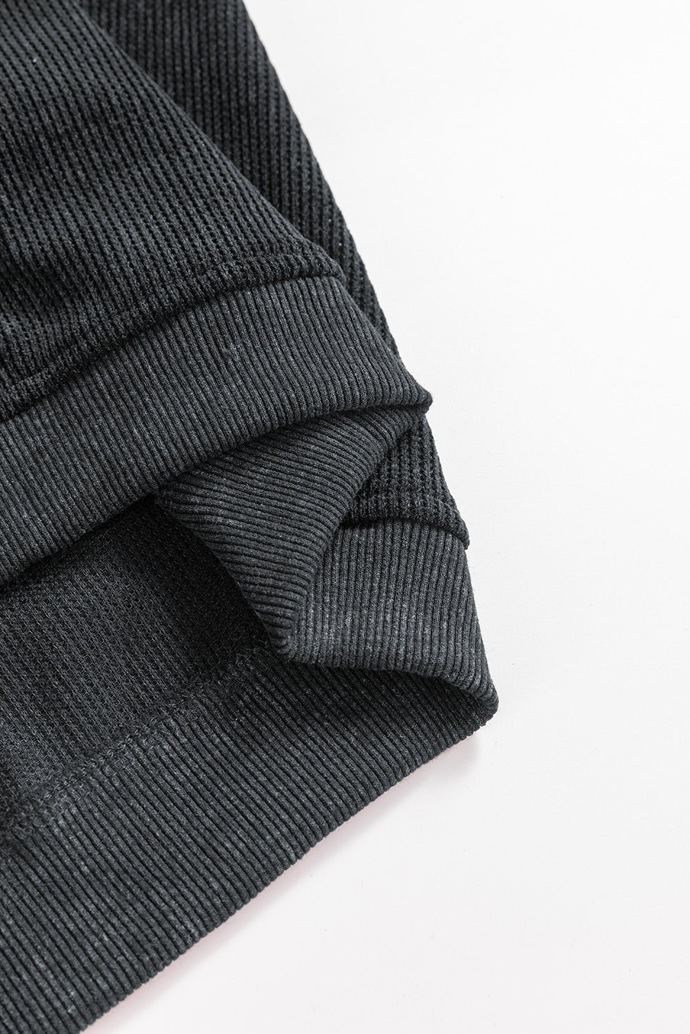 Crowned Energy CO. Black / S / 100%Polyester Dear-Lover Dropshipping Graphic/Graphic Sweatshirts Black Halloween Ghost Corded Crew Neck Loose Sweatshirt