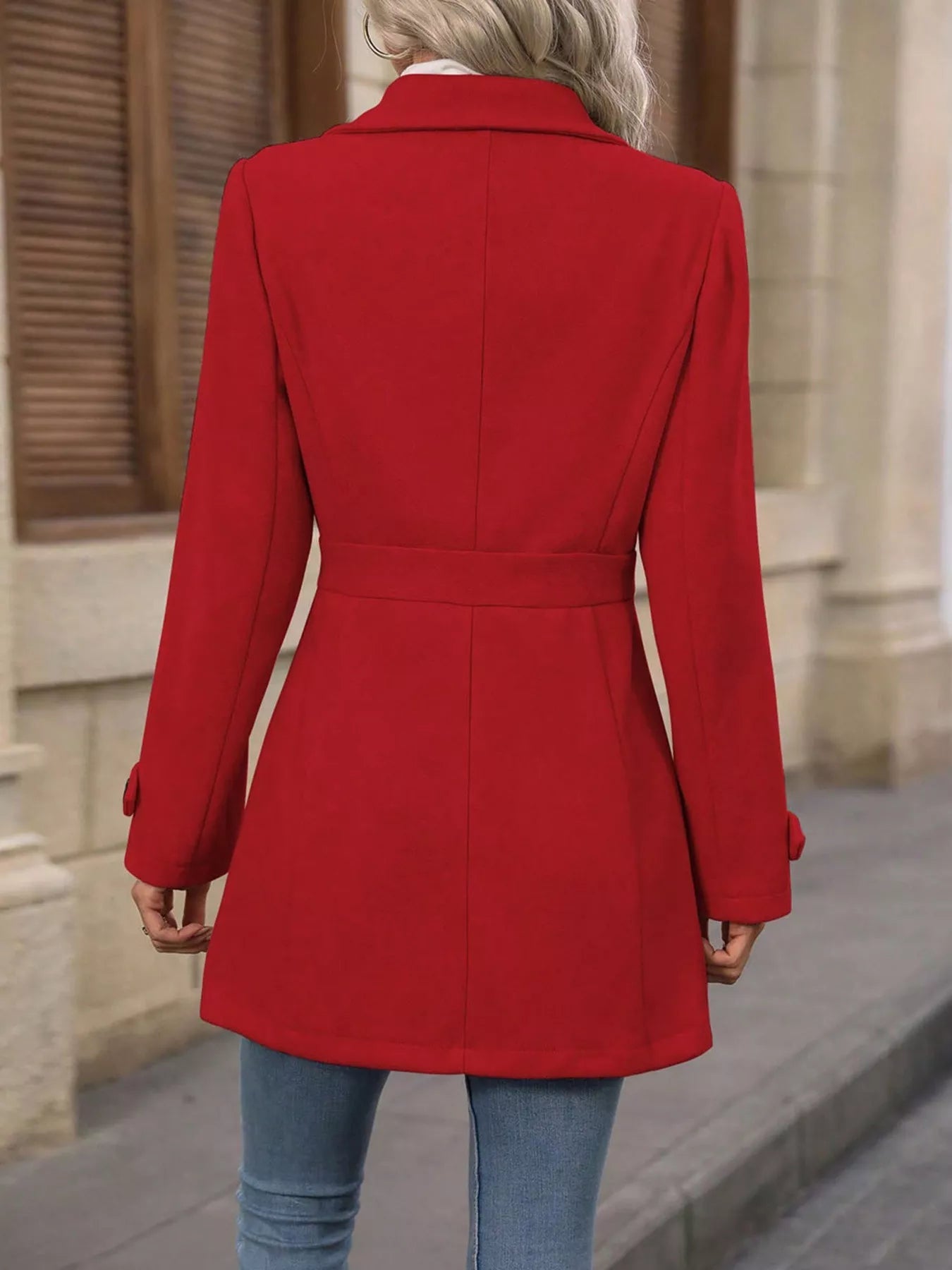 Button Up Long Sleeve Outerwear - Crowned Energy CO.