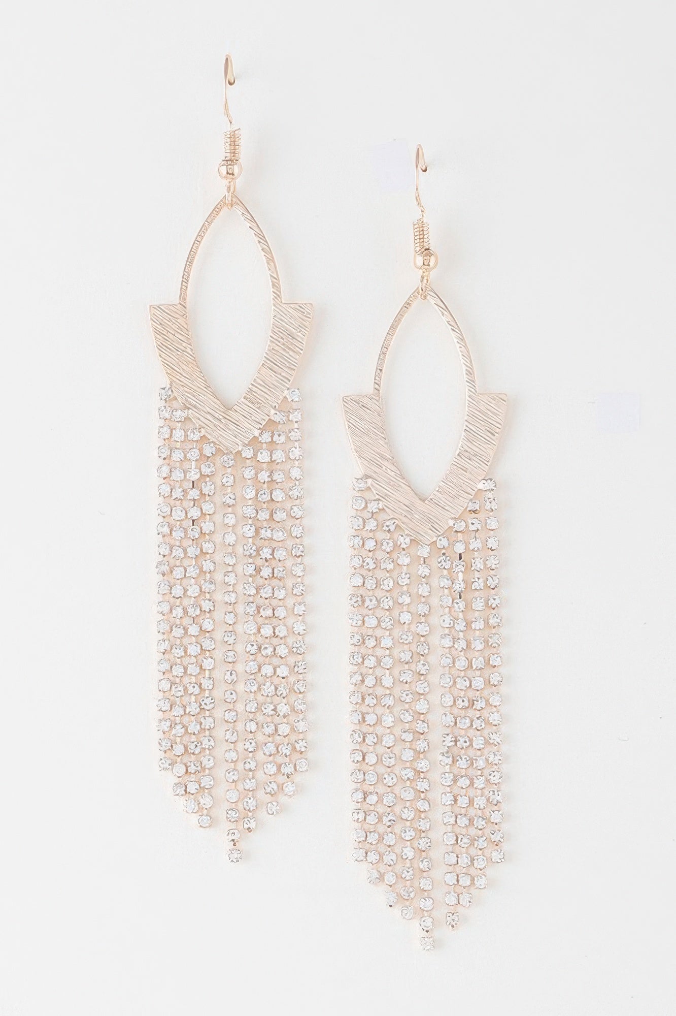Crowned Energy CO. Gold Clear HD ACCESSORIES Earrings Cascade Earrings