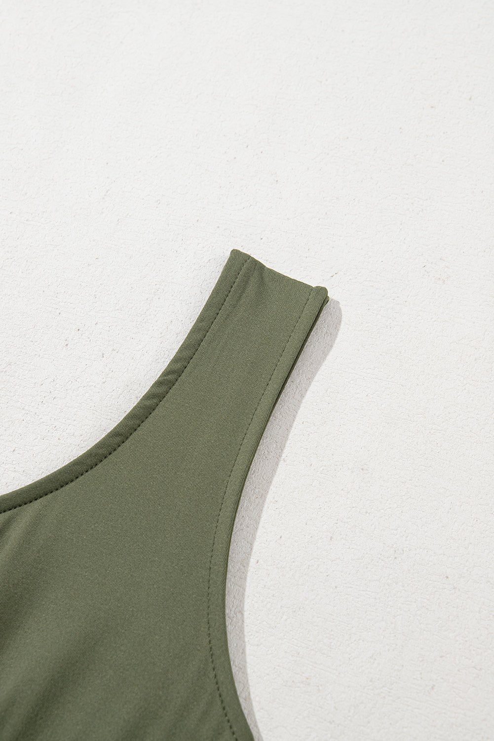 Four Leaf Clover Sleeveless Scoop Neck Flared Split Midi Dress - Crowned Energy CO.
