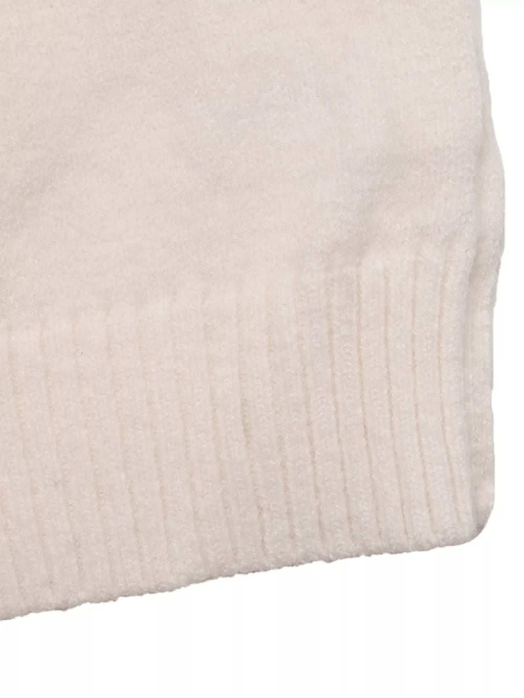 Heart Mock Neck Long Sleeve Sweater - Crowned Energy CO.