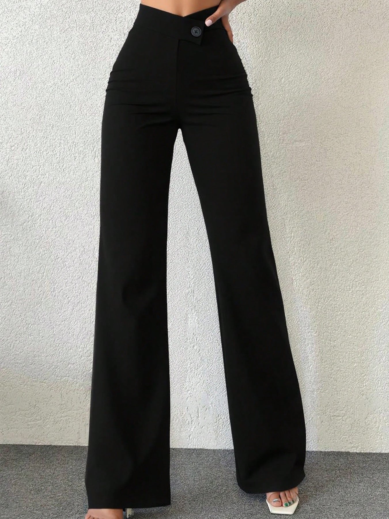 High Waist Wide Leg Pants - Crowned Energy CO.