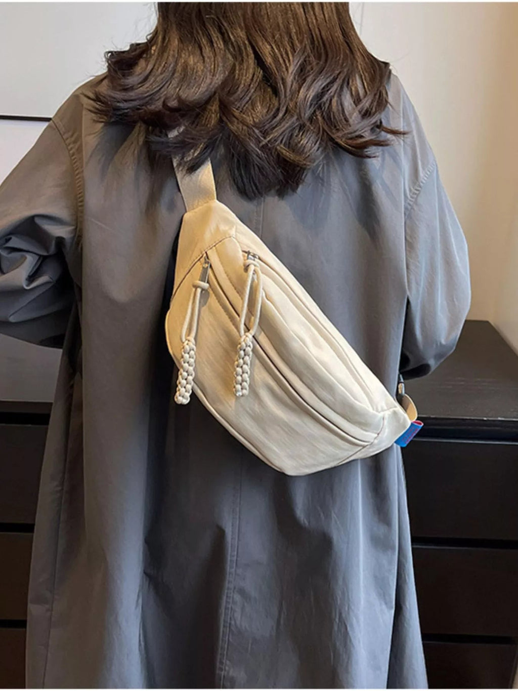 Tassel Crossbody Bag – lightweight boho style for women