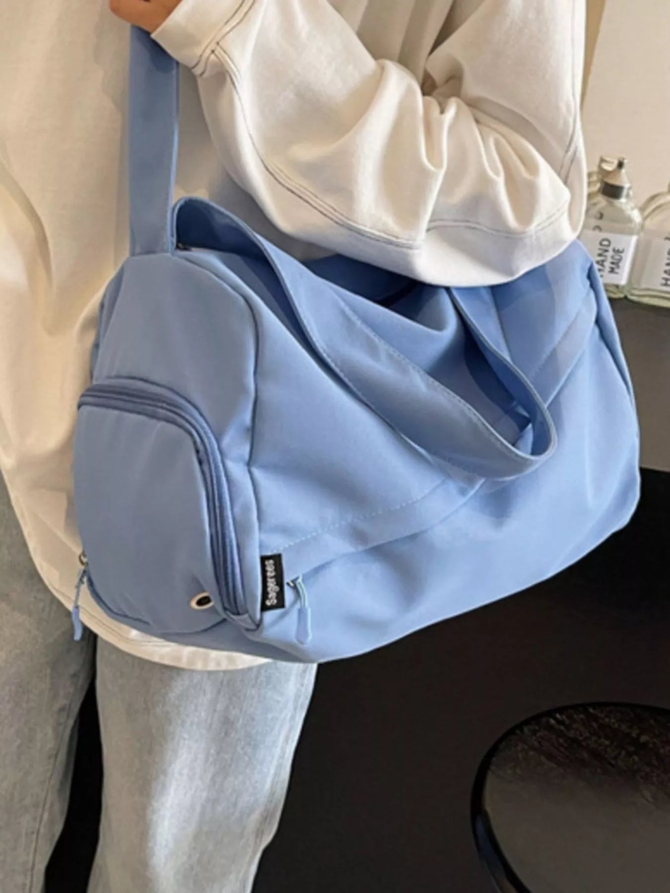 Lightweight Travel Duffel Bag with Shoulder Strap - Crowned Energy CO.