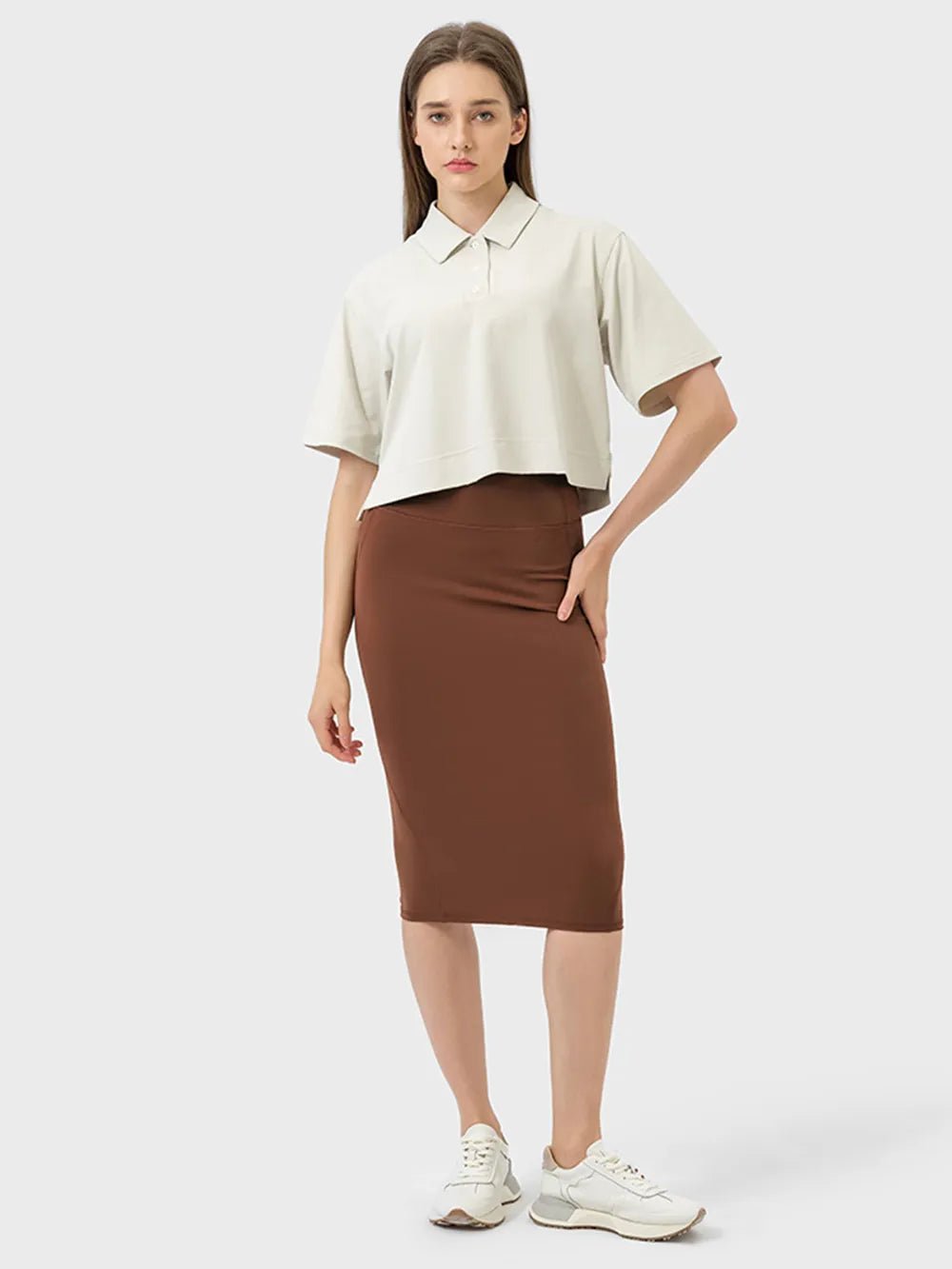 Millennia Slit Wrap Active Skirt - Crowned Energy CO.