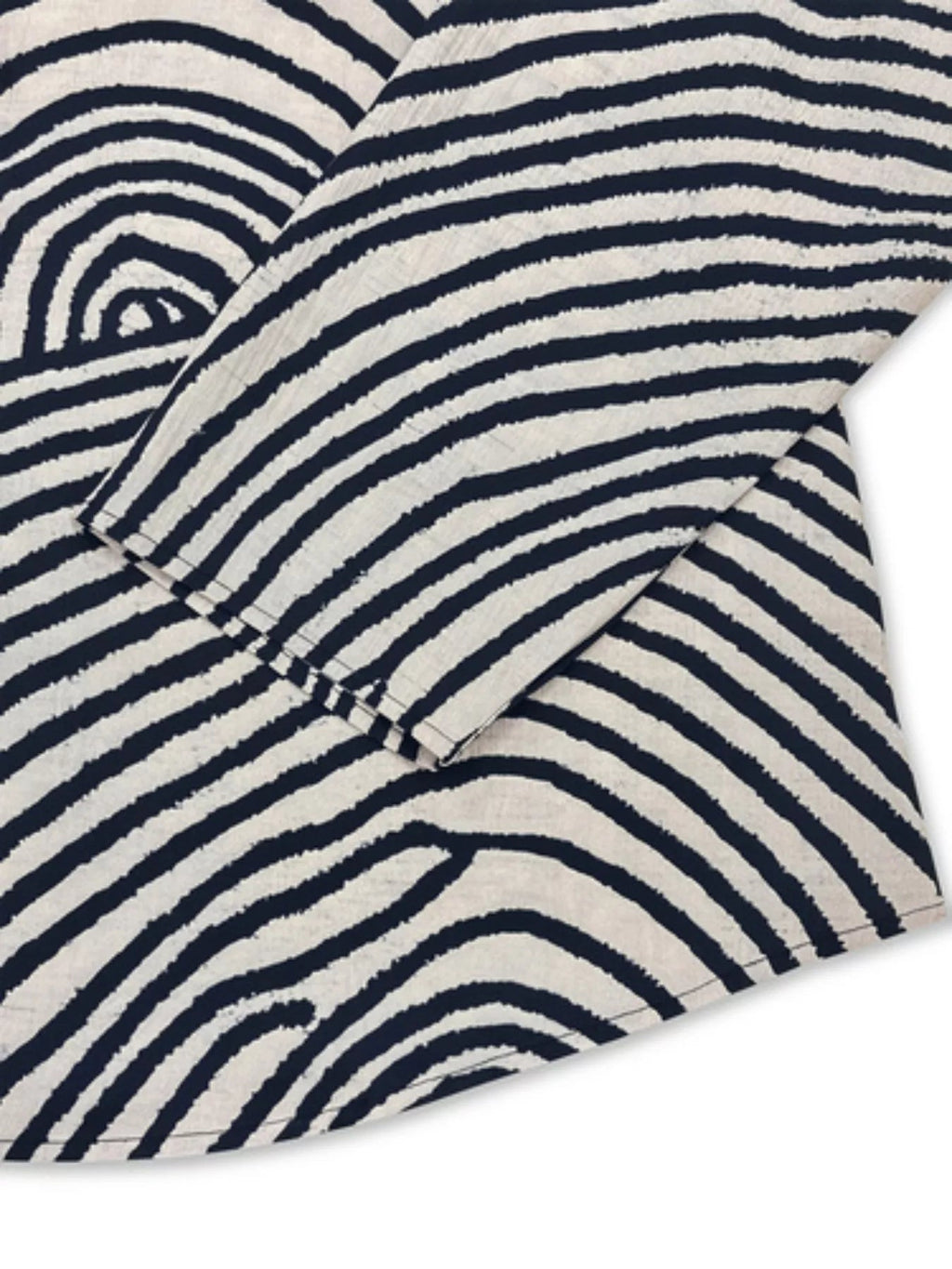Plus Size Abstract Zebra Print Button - Down Shirt - Crowned Energy CO.